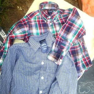 Chaps & Nautica boys 3t button up